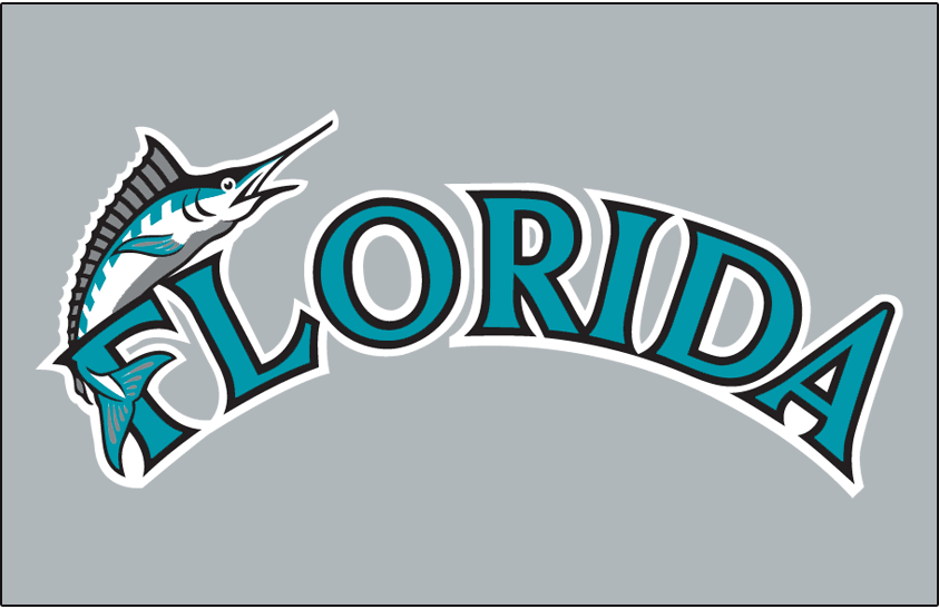 Florida Marlins 1993-2002 Jersey Logo iron on heat transfer